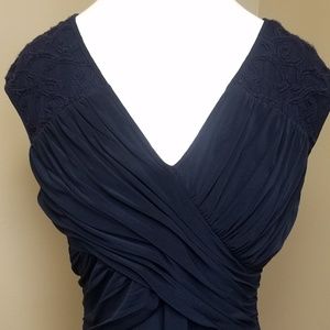 Adrianna Papell Navy Dress